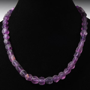 Amethyst Bead Necklace