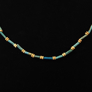 Egyptian Faience Bead Necklace