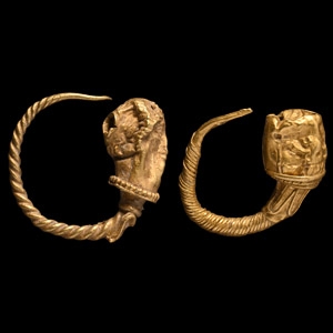 Greek Gold Earrings