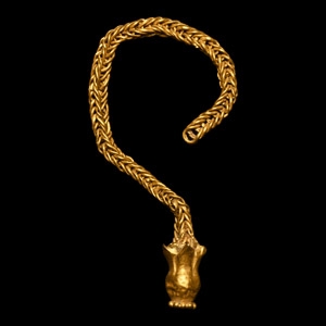 Greek Gold Pomegranate on Gold Chain