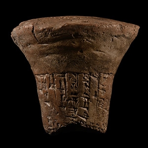 Important Western Asiatic Royal Cuneiform Nail of King Lipit-Eshtar of Isin