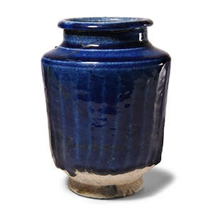 Western Asiatic Deep Blue Glazed Vase