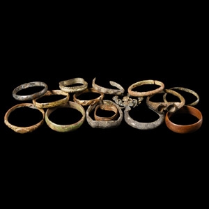 Medieval to Post Medieval Thames Bronze Ring Group