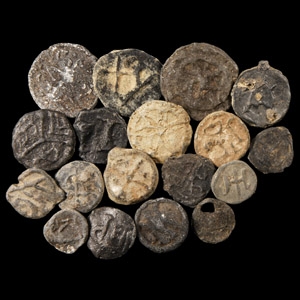 Post Medieval Thames Lead Token Collection