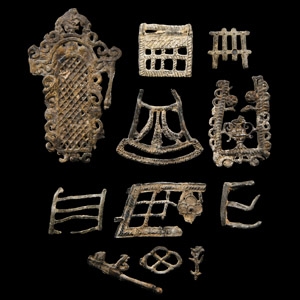 Medieval Thames Pewter Toy Fragment Group