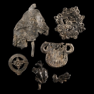 Medieval Thames Pewter Pilgrim and Other Badge Collection