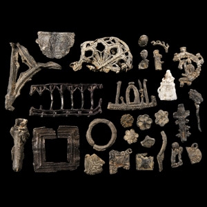 Medieval Thames Pewter Pilgrims and Other Badge Fragments