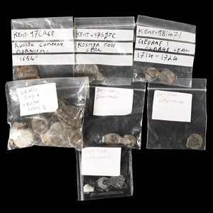 Post Medieval Thames Lead Cloth Seal Group