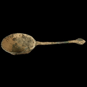 Roman Bronze Spoon