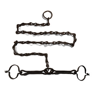 Pre-Viking Iron Slave Chain Shackle