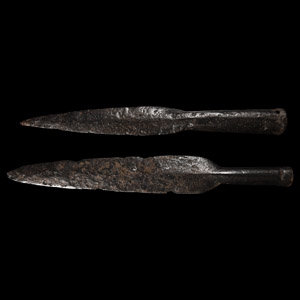 Viking Age Iron Socketted Spearhead Group