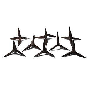 Roman Iron Anti-Cavalry Caltrop Group