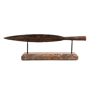 Large Viking Iron Socketted Spearhead