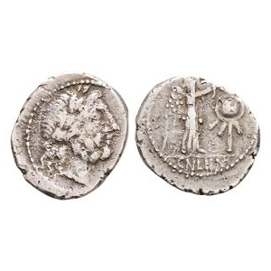 Ancient Roman Republican Coins - Cn Cornelius Lentulus - Victory AR Quinarius