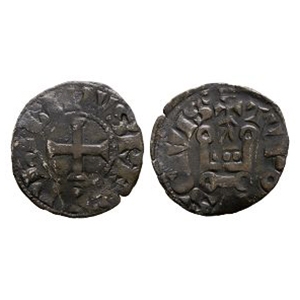 World Coins - France - Philip IV - Billon Denier Tournois