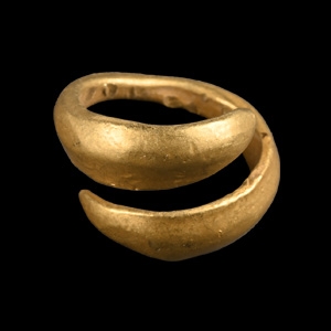 Bronze Age Gold Hair Ring
