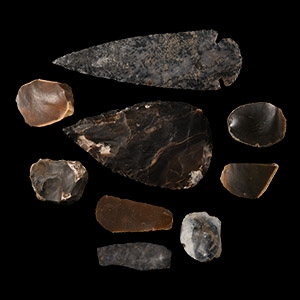 Stone Age Neolithic and Later Flint Artefact Group