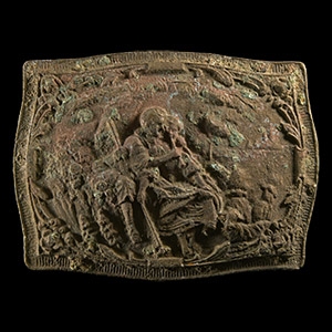 Grand Tour Bronze Neoclassical Plaque