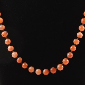 Carnelian Bead Necklace