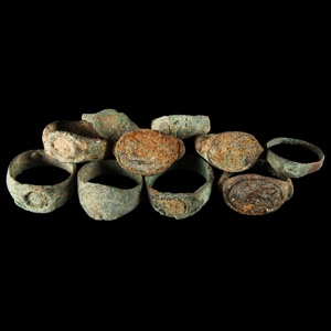 Roman and Other Bronze Ring Group
