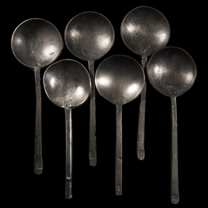 Post Medieval Pewter Spoon Group