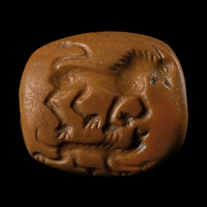 Urartian Bifacial Stone Stamp Seal