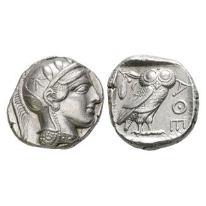 Ancient Greek Coins - Attica - Athens - Owl AR Tetradrachm
