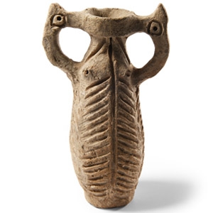 Sumerian Anthropomorphic Terracotta Jar