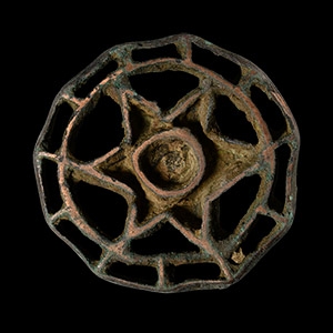 Central Asian Bronze Compartmented Seal Matrix