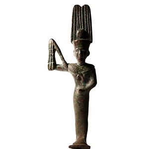 Bronze Amun-Min-Kamutef Statuette
