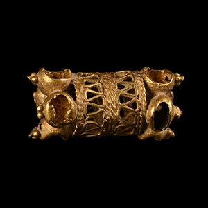 Byzantine Gold Filigree Amulet Holder