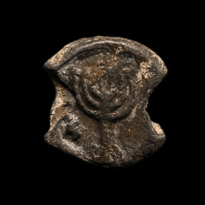 Large Jewish Sealing with Menorah