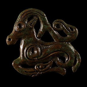 Scythian Bronze Galloping Stag Mount