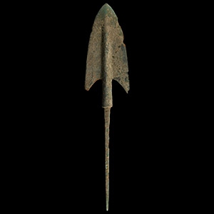 Luristan Bronze Barbed Arrowhead