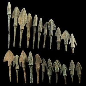 Luristan Bronze Arrowhead Group