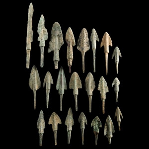 Luristan Bronze Arrowhead Group