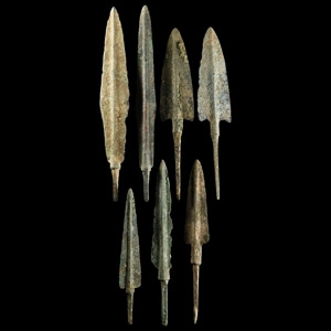 Luristan Bronze Arrowhead Group