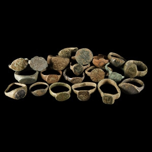 Medieval and Other Bronze Ring Collection