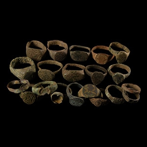 Medieval and Other Bronze Ring Collection