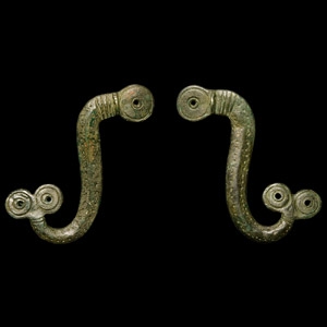 Roman Bronze Armour Double Fastening Hooks