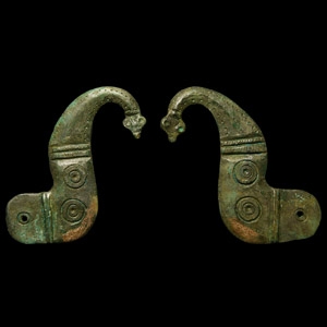Roman Bronze Armour Double Fastening Hook