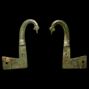 Roman Bronze Armour Double Fastening Hook