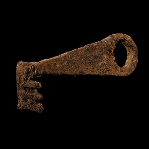 Roman Iron Latch Key