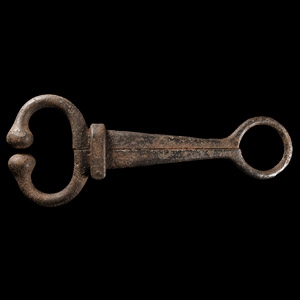 Post Medieval Iron Bull Nose Tether