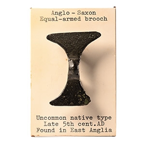 Anglo-Saxon Bronze Equal-Armed Brooch