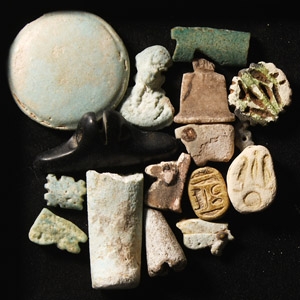 Egyptian Faience Amulet Collection