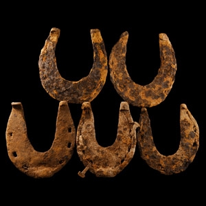 Medieval Iron Horseshoe Group
