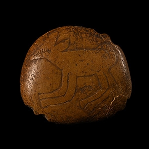 Western Asiatic Stone Weight with Dog