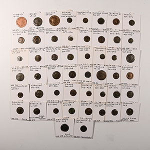 Ancient Roman Empire Coins - Mixed Bronzes Coin Group [50]