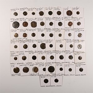 Ancient Roman Empire Coins - Mixed Bronzes Coin Group [50]